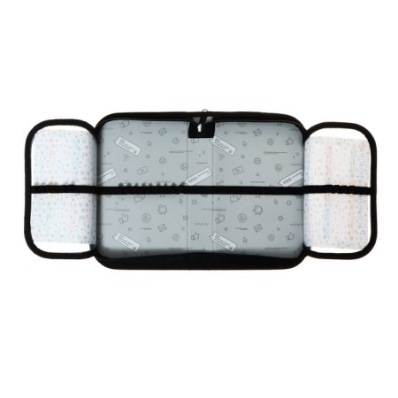 Penal 1 section, 130 x 210 x 40 mm, 2 folding strips, fabric, Calligrata top, Content Level Up-4