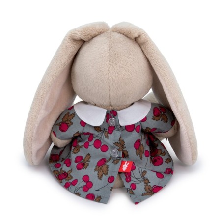 Soft toy "Bunny mi in a dress with cherries", 15 cm-2