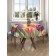The tablecloth "Field of tulips", round, Saten, d = 150 cm