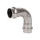 The two-frame square Rommer RSS-0003-000018, VPR-ID, D = 18 mm, 90 °, press, stainless steel. steel