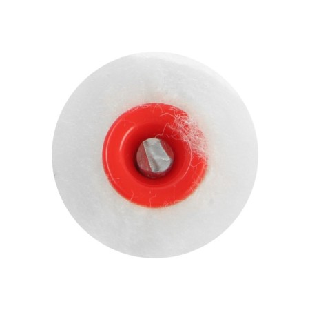 Mini-leaf scrap, artificial fur, 75 mm, handle d = 6 mm, d = 16 mm, pile 16 mm-2
