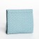 Women's wallet on the button, blue color