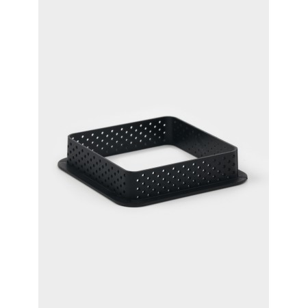 Baking forms perforated shade “Square”, set 6 pcs, plastic, 8 × 2 cm, black-2