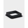 Baking forms perforated shade “Square”, set 6 pcs, plastic, 8 × 2 cm, black