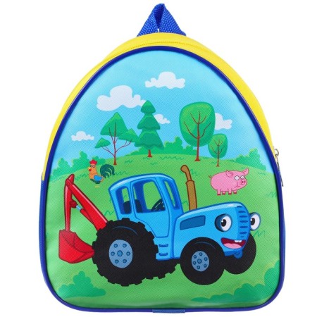 Gift set, 9 items, blue tractor-9