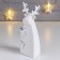 Souvenir Ceramics "Losik with stars" silver 16.8x5x7.2 cm
