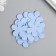 The workpiece of Foamian "Flowerers" 3 cm, thickness. 1mm, set 10 pcs, blue