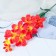 Artificial flowers "Amezialla" D-8 cm 65 cm, orange