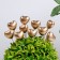 STETER "Heart" golden, 3x1.5x2cm / set 30pcs