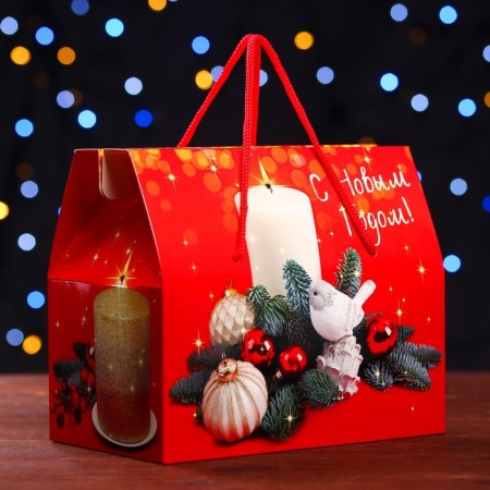 Gift box "Light", boxing box 20.5 x 12 x 17 cm