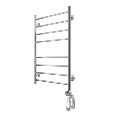 Domoterm electric heated towel rail "Medea" P8, 500x800 mm, right, chrome