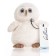 Soft Gulliver toy "Owl Sofia", white color, 23 cm