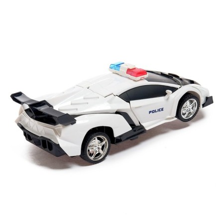 Robot radio -controlled "policeman", transforms, light and sound effects-6
