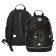 School backpack, 38 x 28 x 18 cm, Grizzly, ergonomic back, laptop department, black