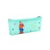 School Penal on a zipper turquoise dog