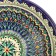 Buditsa Rishtan ceramics "Patterns", 23 cm, mix