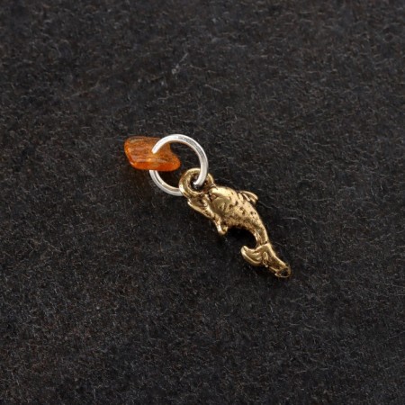 Talisman Talisman Talism, Brass, Amber-1