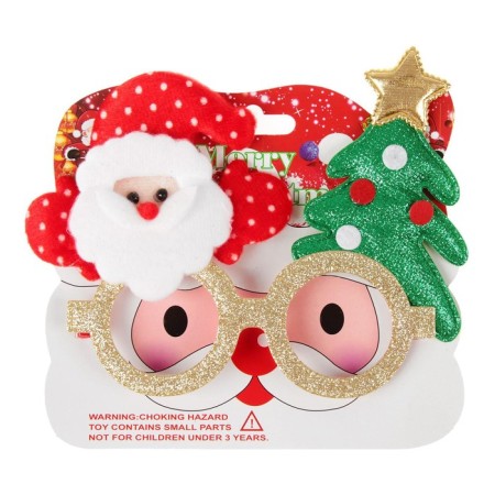 Carnival glasses "Grandpa with Christmas tree"-1