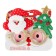 Carnival glasses "Grandpa with Christmas tree"