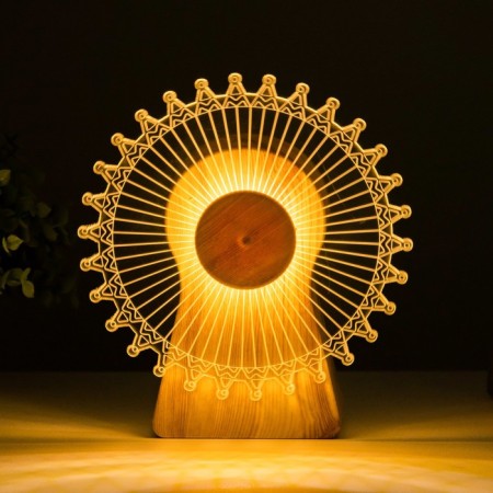 The touch of the “wheel” LED is spinning 6W USB 15x4x16 cm Risalux