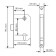 Magnetic lock for cylinder M1885 SC, matte chromium color