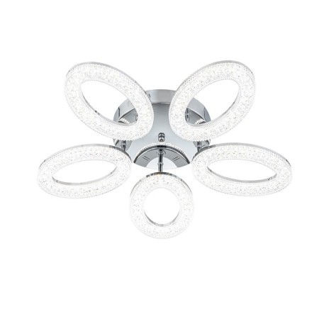 Ceiling light ESCADA, 10283/5LED. 1x120W, LED, 9360LM, 3000/4000/6500K, 600x600x100 mm, chromium color
