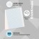 A notebook of 18 sheets in the Erichkrause Classic Cage, Cover Cardboard Cover, Offset Block, Blue