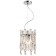 Suspension lamp Legacy 2xe14 40w, size 20x20x40-100 cm, color chromium