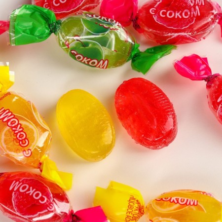 Lollows "You are light in my window" with juice, taste: Assorted, 100 g.-1