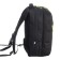 School backpack, 39 x 26 x 19 cm, Grizzly, ergonomic back, laptop department, black