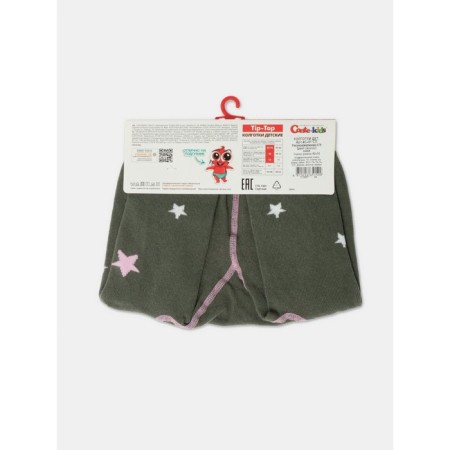 Колготки детские хлопковые Conte Kids Tip-Top, рост 62-74 см, цвет хаки-5