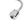 Accoona A4871 kitchen mixer, two -wound, flexible surge, silumin, chrome