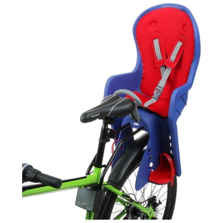 Rear bell bQ-9 with a handle, mount on a frame with a button, blue color-1