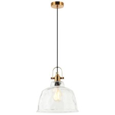 Suspension lamp Bell 1xe27 40W, size 30x30x35.5-150 cm, bronze color
