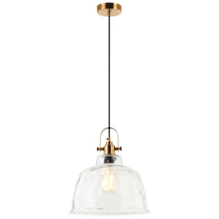 Suspension lamp Bell 1xe27 40W, size 30x30x35.5-150 cm, bronze color