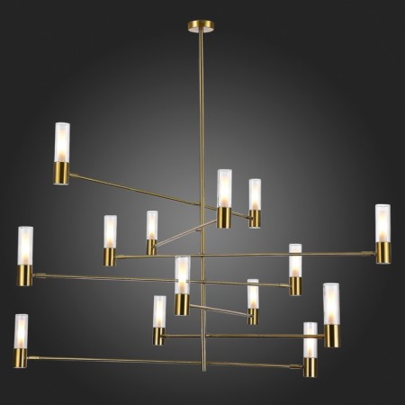 Ceiling Ceiling ST LUCE. SL1239.303.14. Vitra. 14x5 watts, G9, 4000k, 145x145x133 cm, brass color-2
