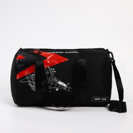 Sports bag "Russian Power", 47 x 28 x 24 cm, black color-3