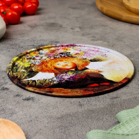 Decorative "Dreamer" plate, 31 x 0.4 x 0.32 cm, metal-1