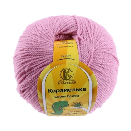 Yarn "caramel" 100% acrylic 175m/50g (194 roses)-1