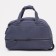 Road bag on wheels, lightning department with an increase, external pocket, gray color