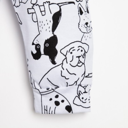 Blood sliders crumb I "DOGS", height 62-68 cm, white color-2