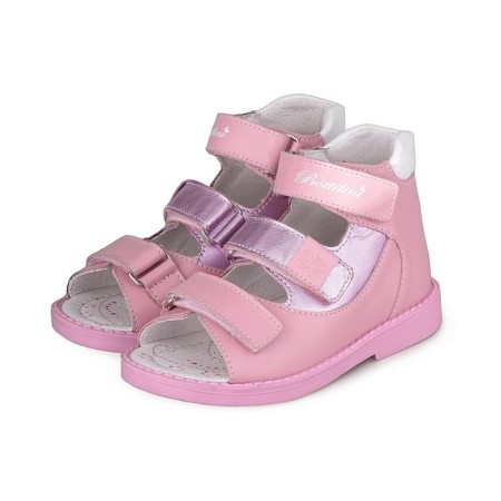 Baby sandals, size 26, pink color