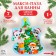 Maxi - puzzles toy for playing in the bathtub "New Year tree", 7 details, EVA