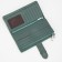Women's wallet on magnet, green color