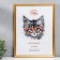 Photo frame plastic 30x40 cm, aged gold (plastic screen)