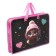 Folder with A4 handles, 340 x 245 x 35 mm, plastic, zipper around, Hatber "kitten in a hat"