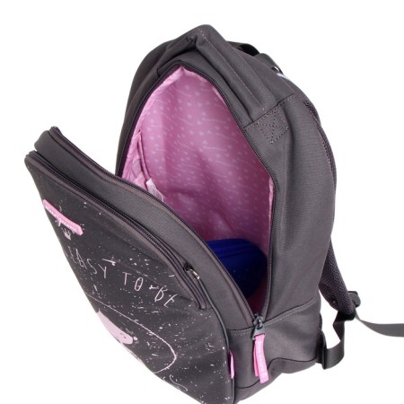 School backpack Bruno VisConti "Young Princess", 42 x 31 x 14 cm, ergonomic back, pencil case as a gift-9