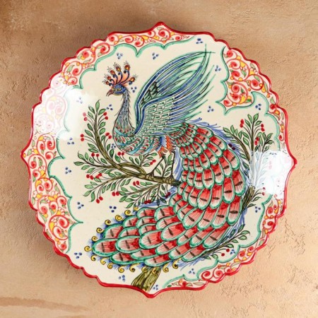 Largan Rishtan ceramics "Bird Bird", 41 cm, corrugated-1