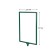 Frame with an integrated T-holder PFT-A4, green color