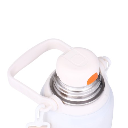 Thermos, 1 l, coffee cup, retains heat 10 hours, white-2